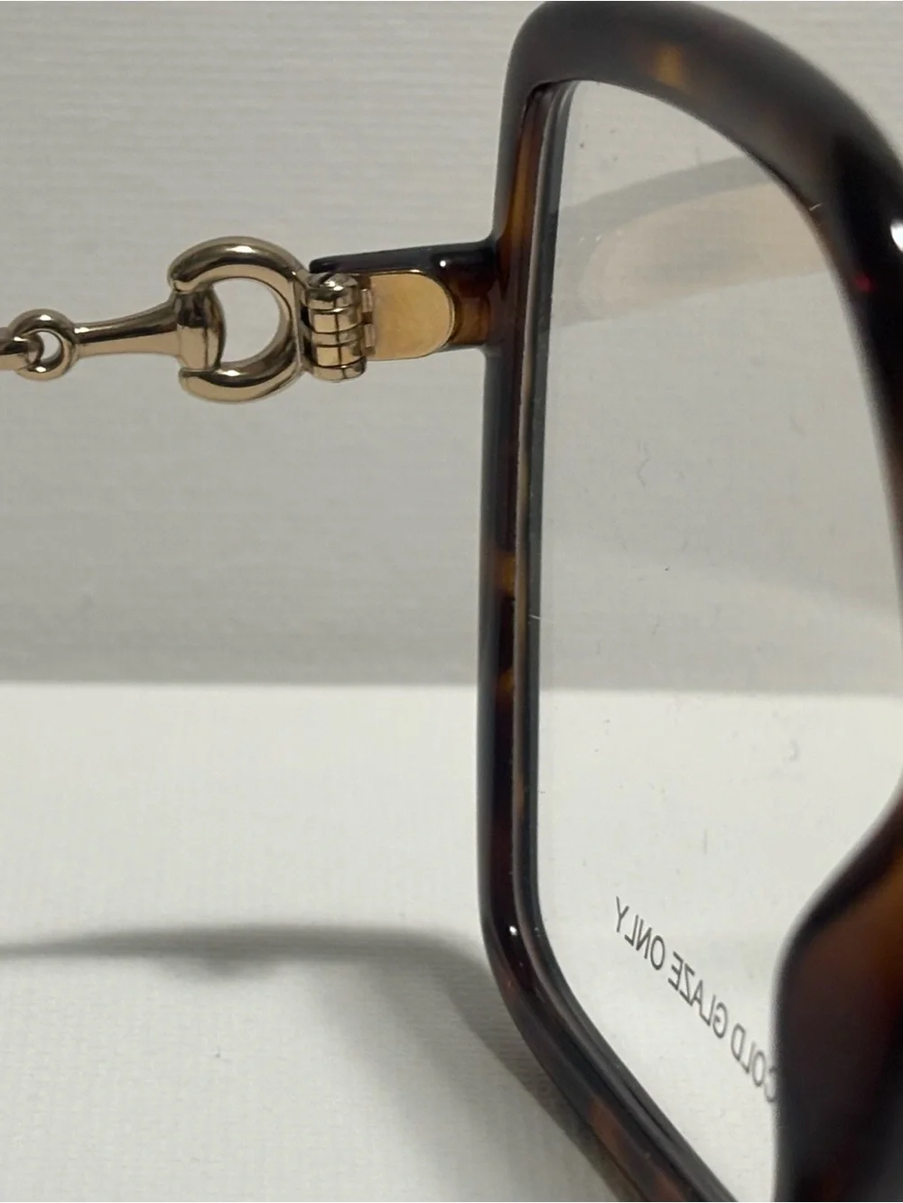 Gucci Brown Tortoiseshell Hexagonal Women's Optical Glasses